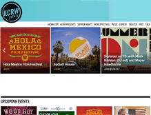 Tablet Screenshot of events.kcrw.com